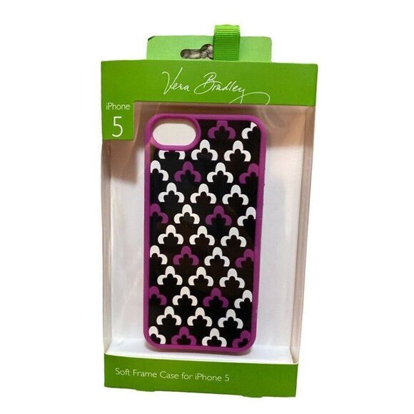 Vera Bradley CANTERBERRY MAGENTA Soft Frame Case - Picture 1 of 2